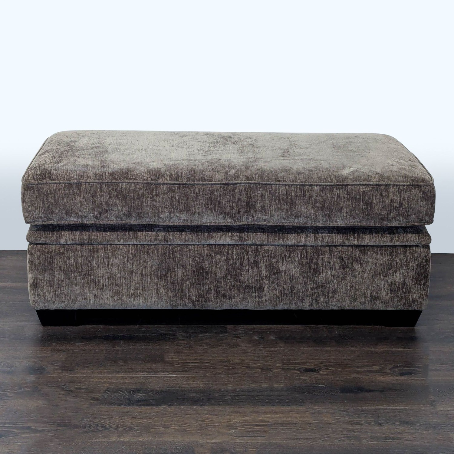 Upholstered Storage Ottoman - image-2