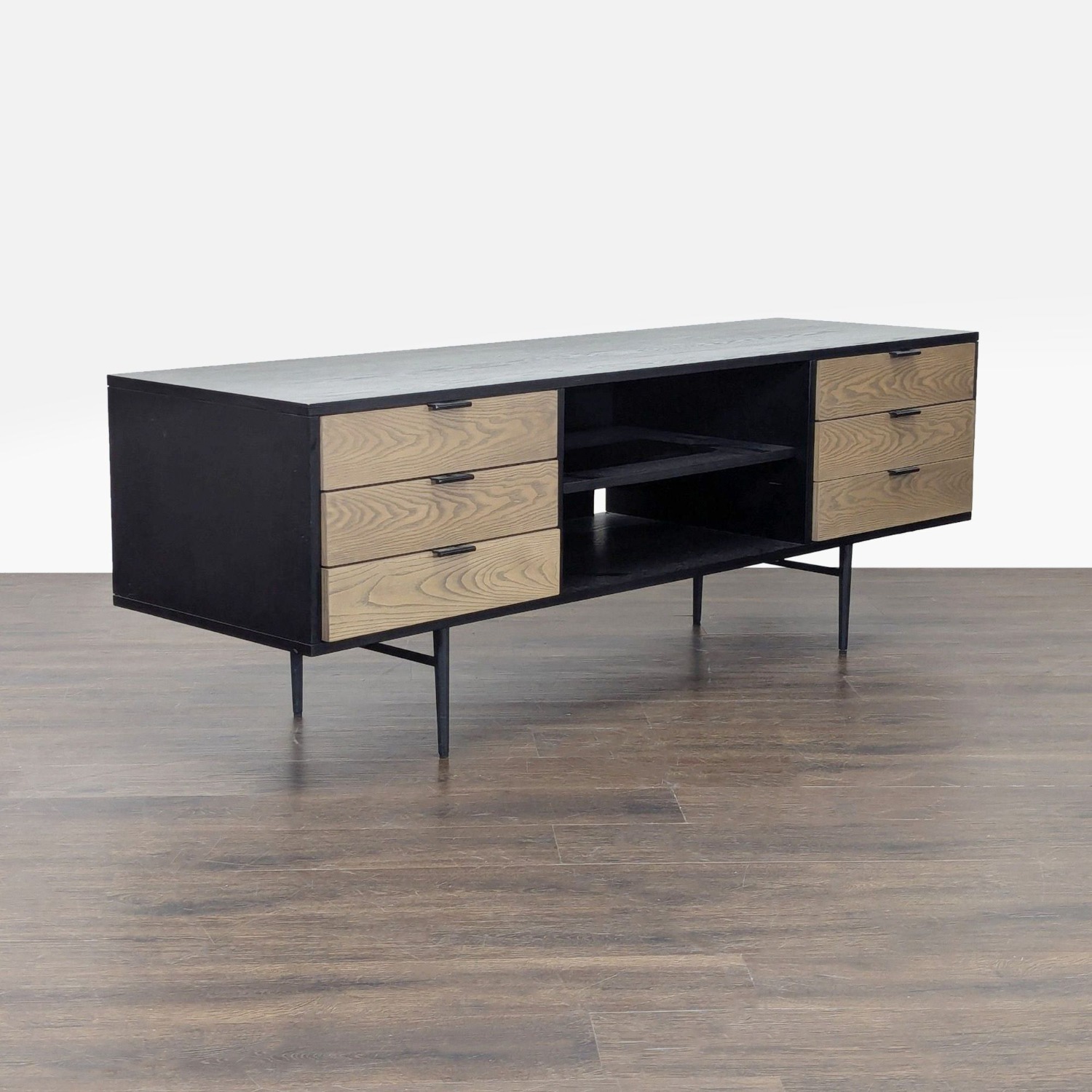 Six Drawer TV Stand - image-4