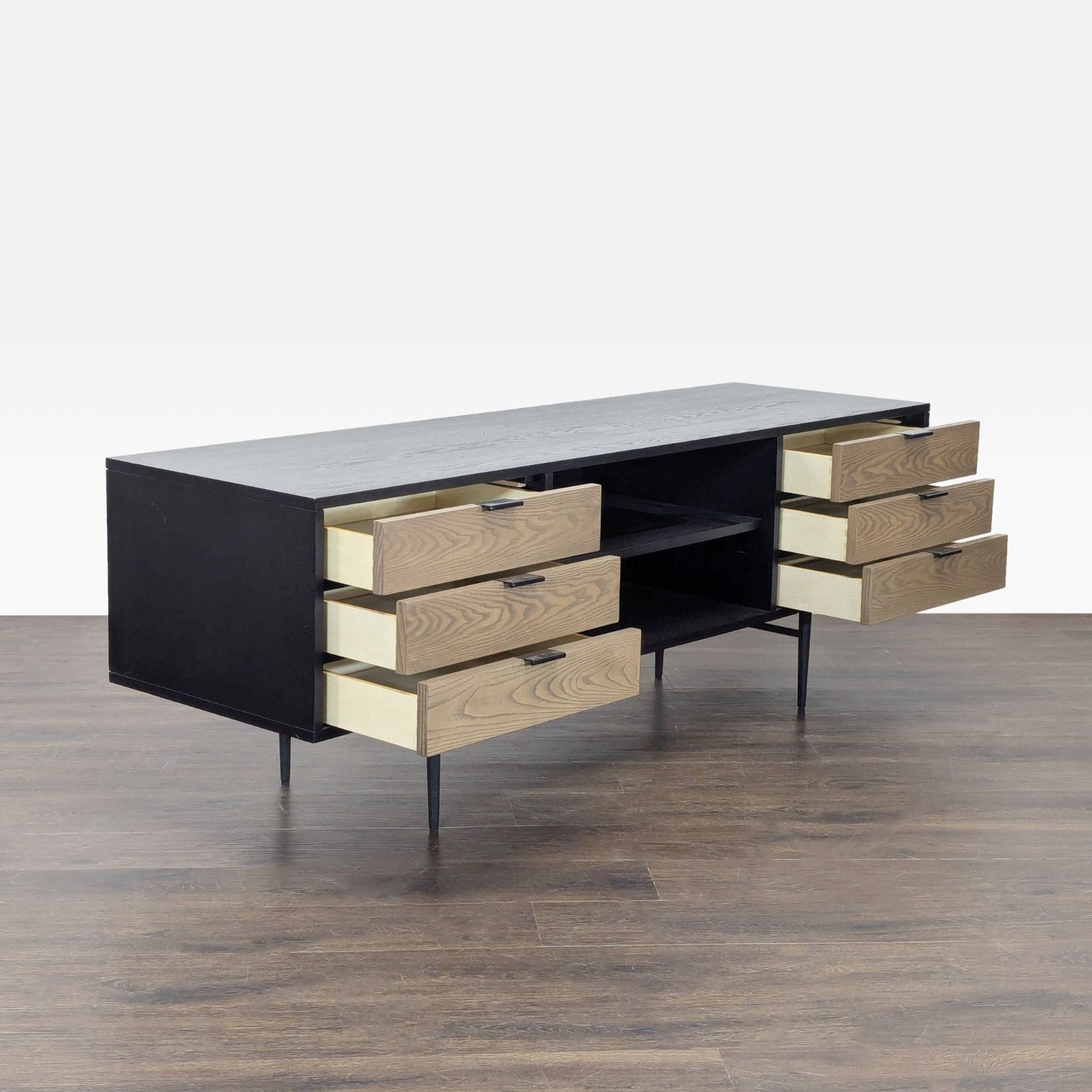 Six Drawer TV Stand - image-5