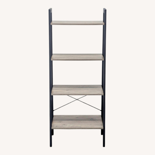 Used Modern 4-Tier Industrial Bookshelf with Laminate  for sale on AptDeco