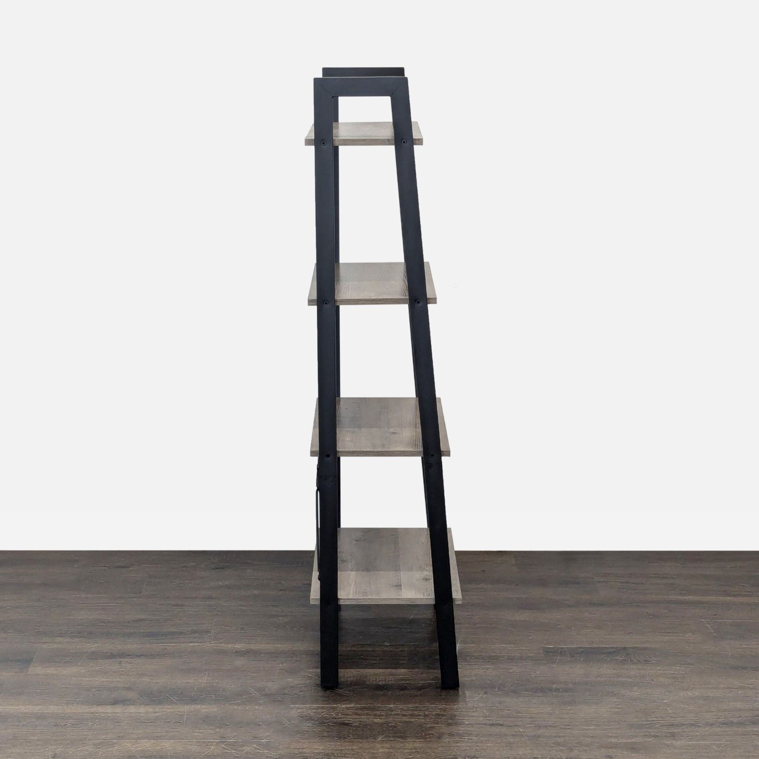 Modern 4-Tier Industrial Bookshelf with Laminate - image-4
