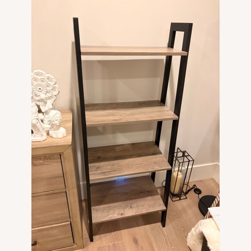 Used Modern 4-Tier Industrial Bookshelf with Laminate for sale on AptDeco