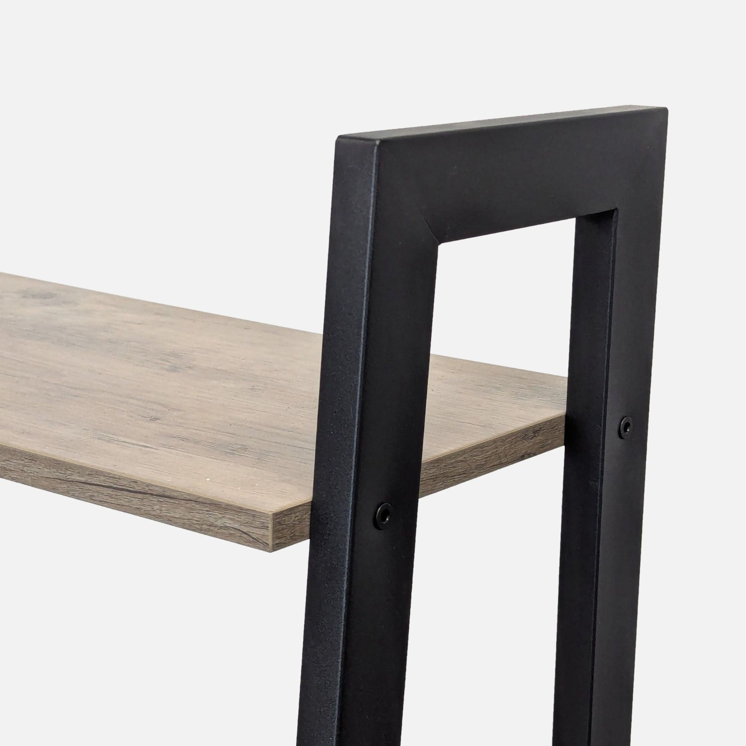 Modern 4-Tier Industrial Bookshelf with Laminate - image-6