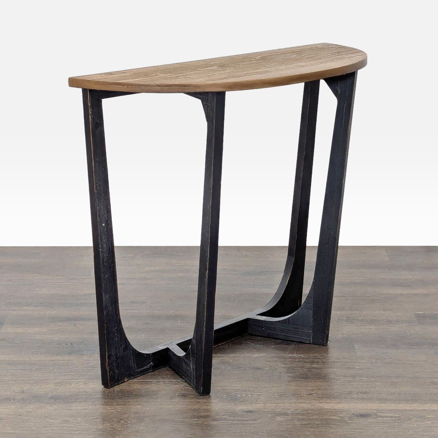 Cozayh Home Demi-Lune Wood Console Table - image-2