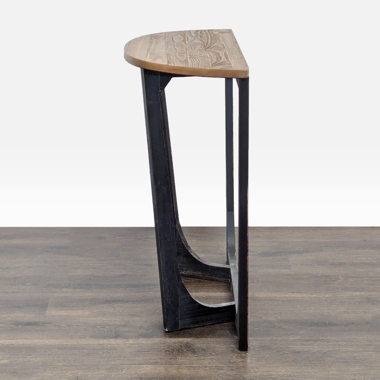Cozayh Home Demi-Lune Wood Console Table - image-5