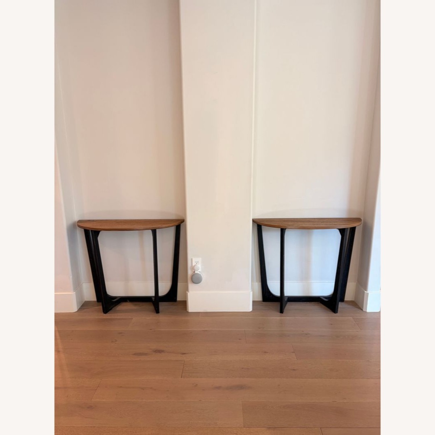 Cozayh Home Demi-Lune Wood Console Table - image-8