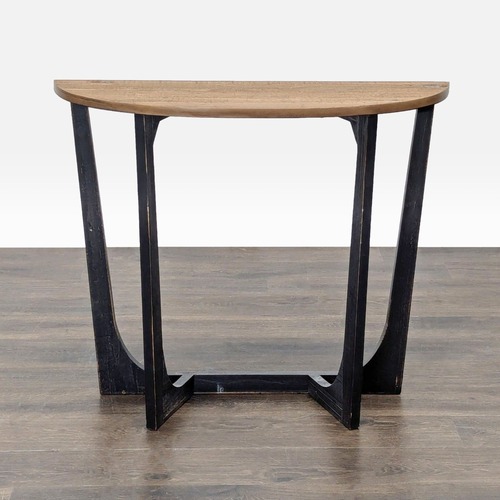 Used Cozayh Home Demi-Lune Wood Console Table for sale on AptDeco