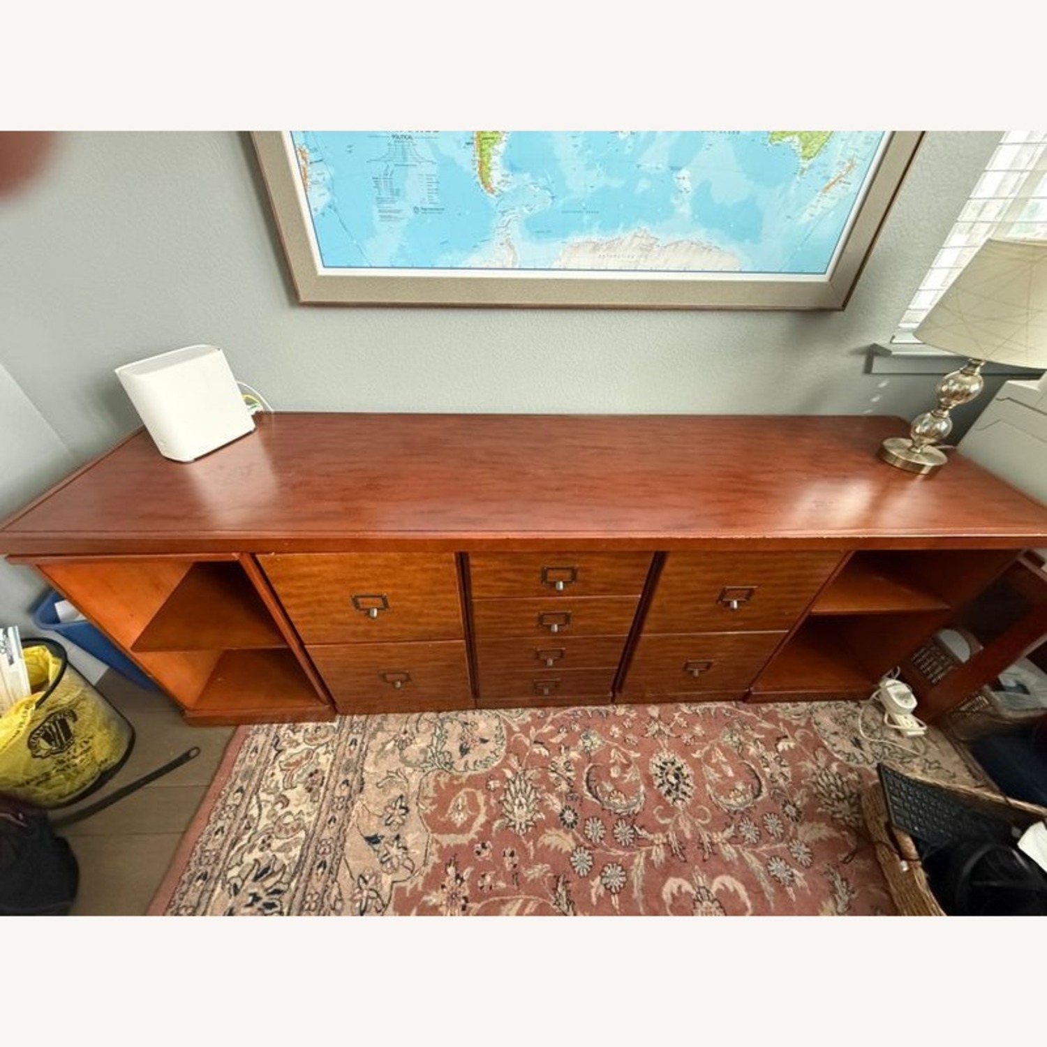 Ballard Designs Wooden Multi-Drawer Storage Cabinet - image-9