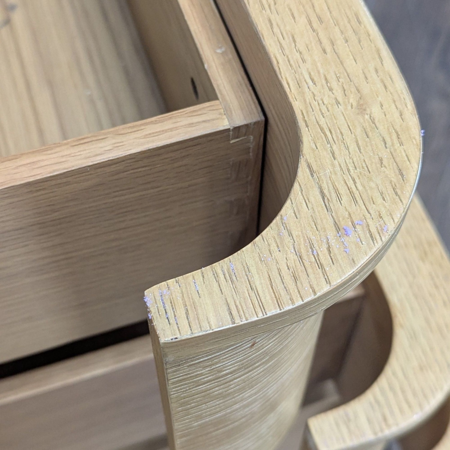 Restoration Hardware Ligne Three Drawer Nightstand - image-7