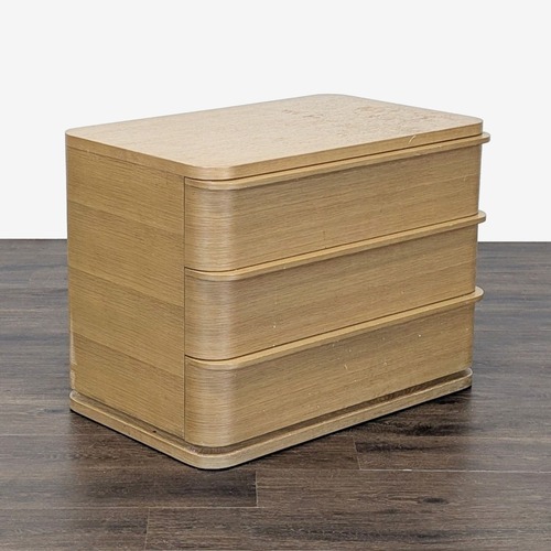 Used Restoration Hardware Ligne Three Drawer Nightstand for sale on AptDeco