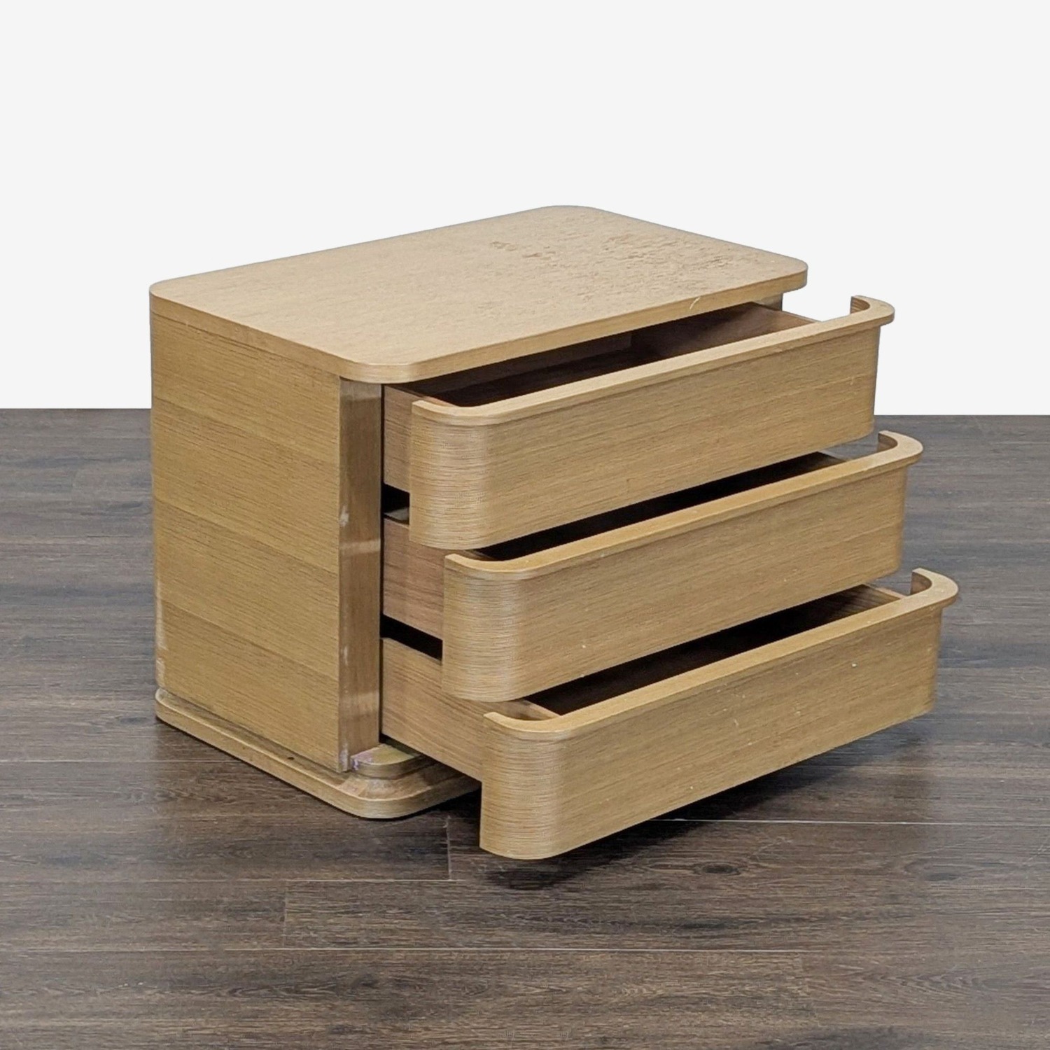 Restoration Hardware Ligne Three Drawer Nightstand - image-2