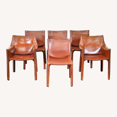 Used Mario Bellini Set of Six Vintage Dining Chairs for sale on AptDeco