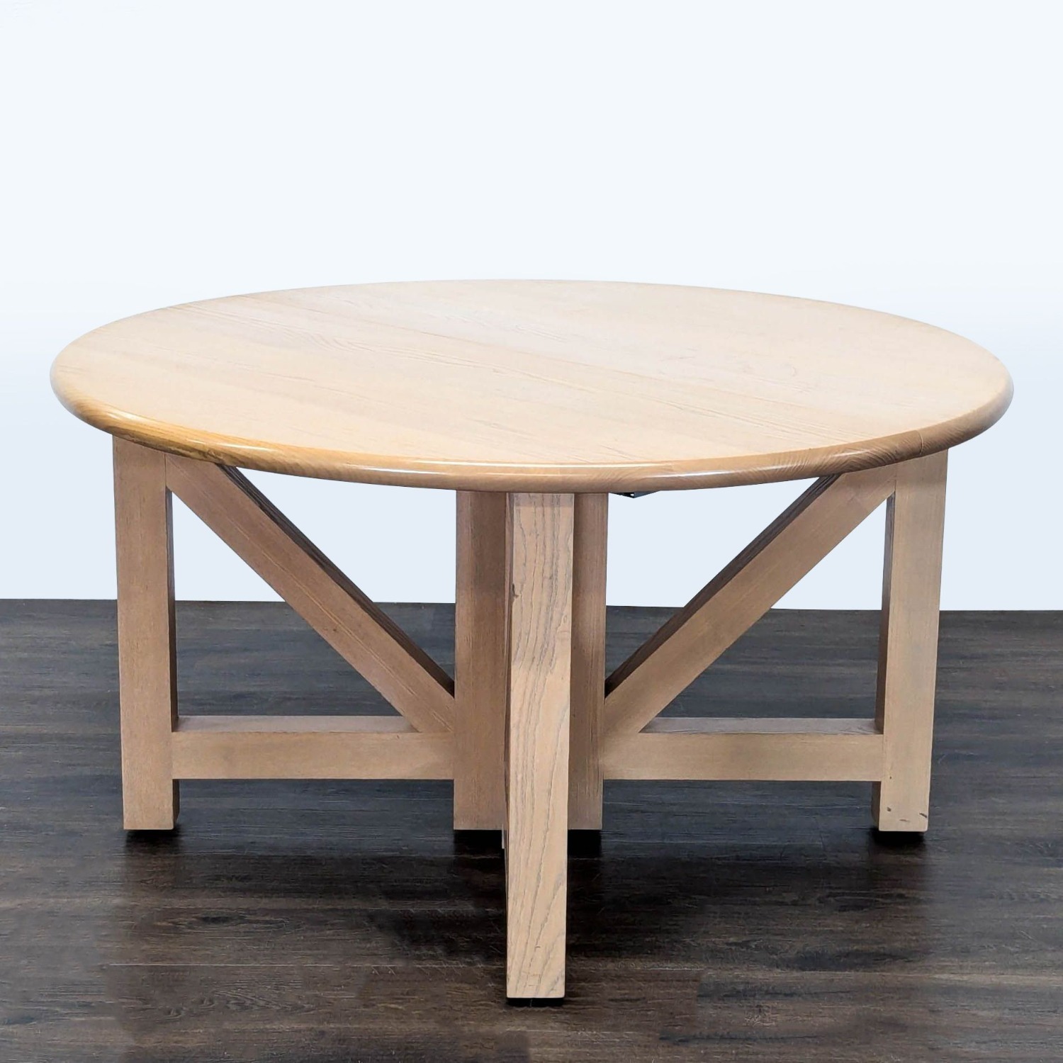 Vintage Ash Expandable Dining Table	 - image-4