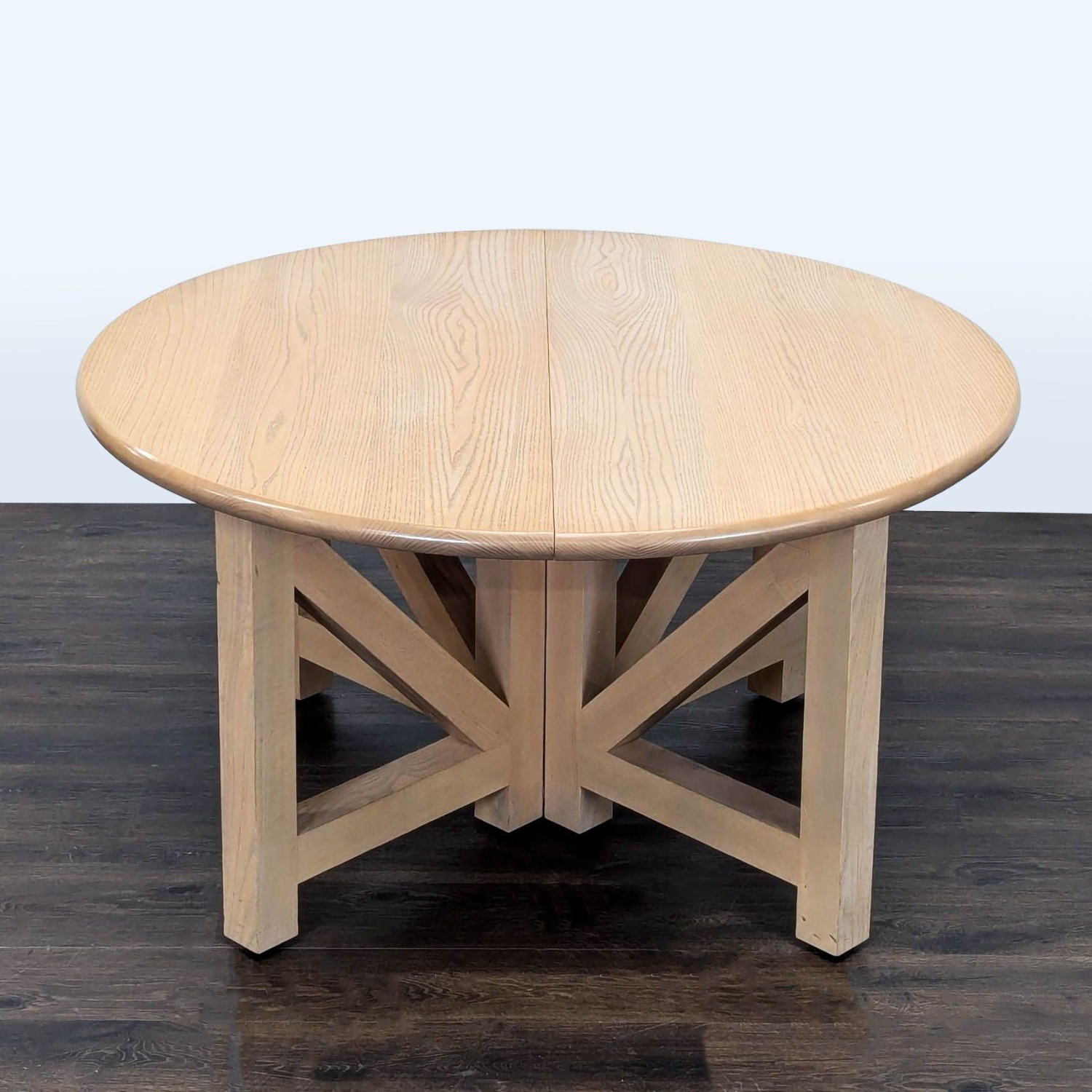 Vintage Ash Expandable Dining Table	 - image-3