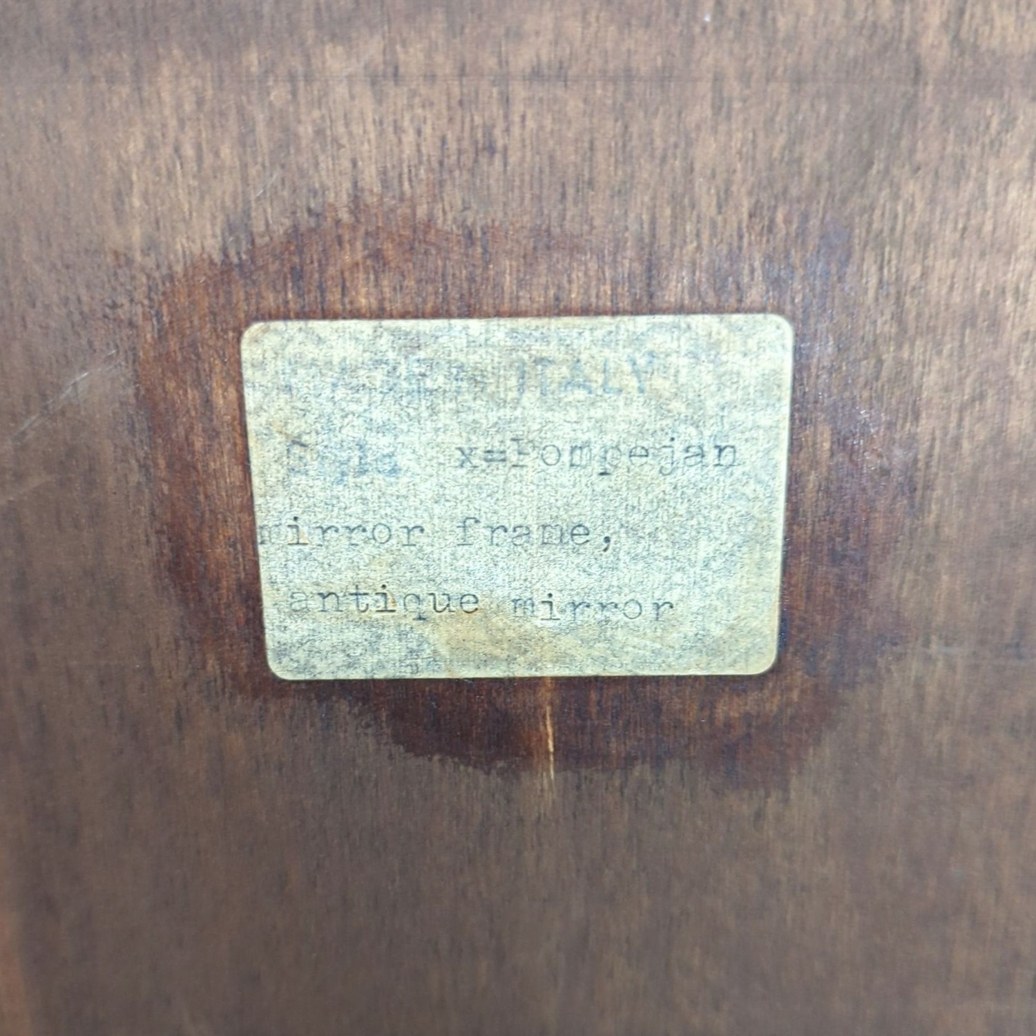 Antique Italian Trumeau Mirror - image-3