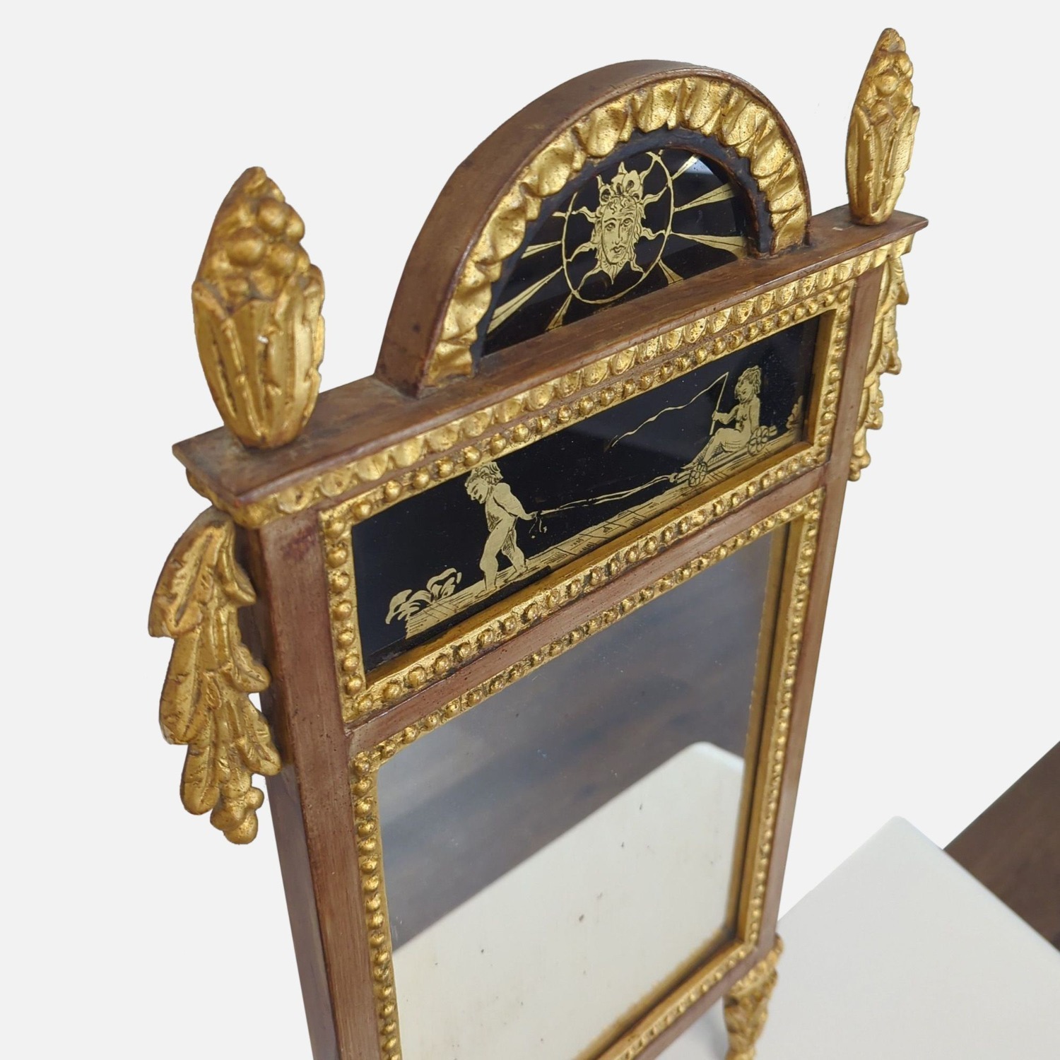 Antique Italian Trumeau Mirror - image-2