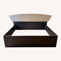 Dark Brown Wood Full Bed