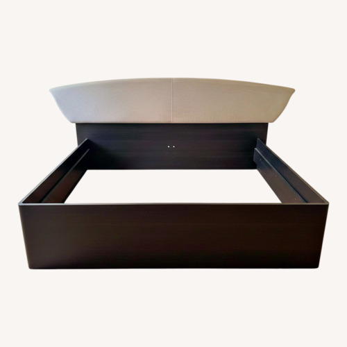 Used Dark Brown Wood Full Bed for sale on AptDeco