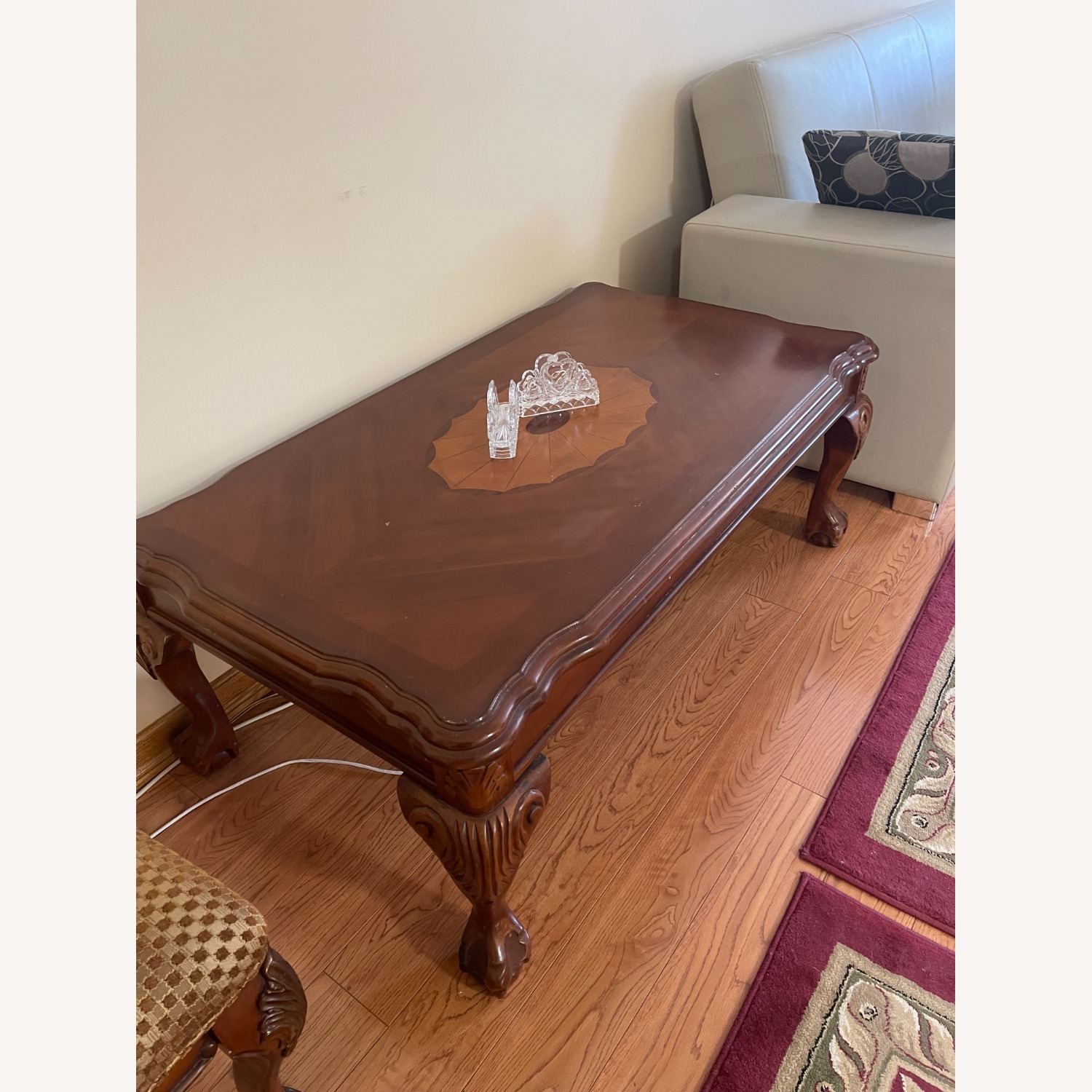 Light Brown Coffee Table - image-1