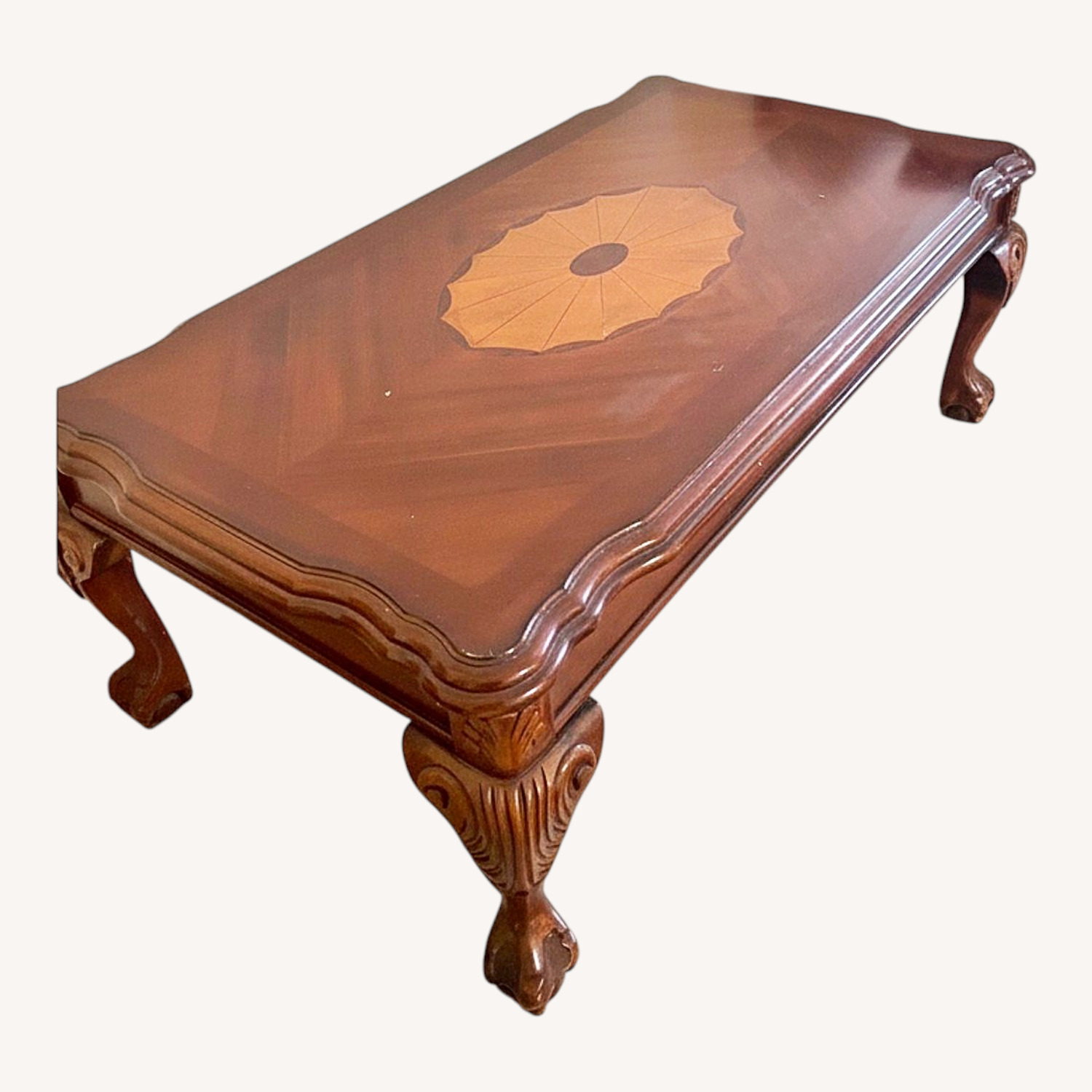 Light Brown Coffee Table - image-0