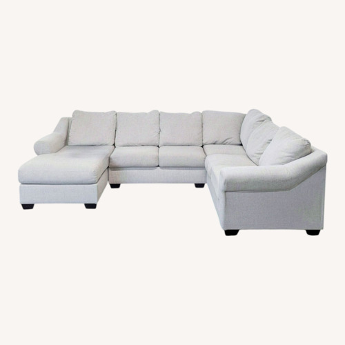 Used Ashley Furniture Carnaby Modern Fabric Sectional for sale on AptDeco