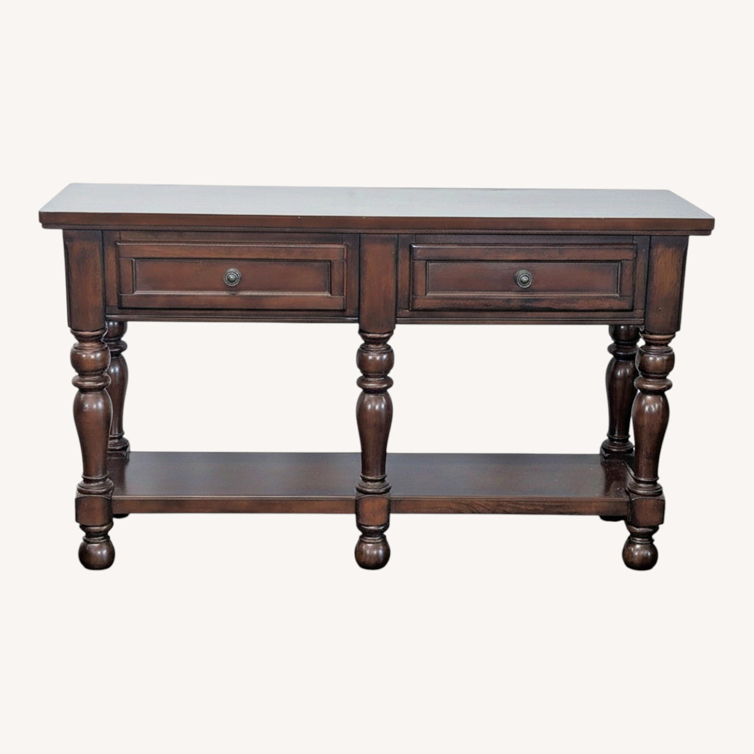 Console Table with Shelf - image-0