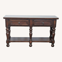 Console Table with Shelf