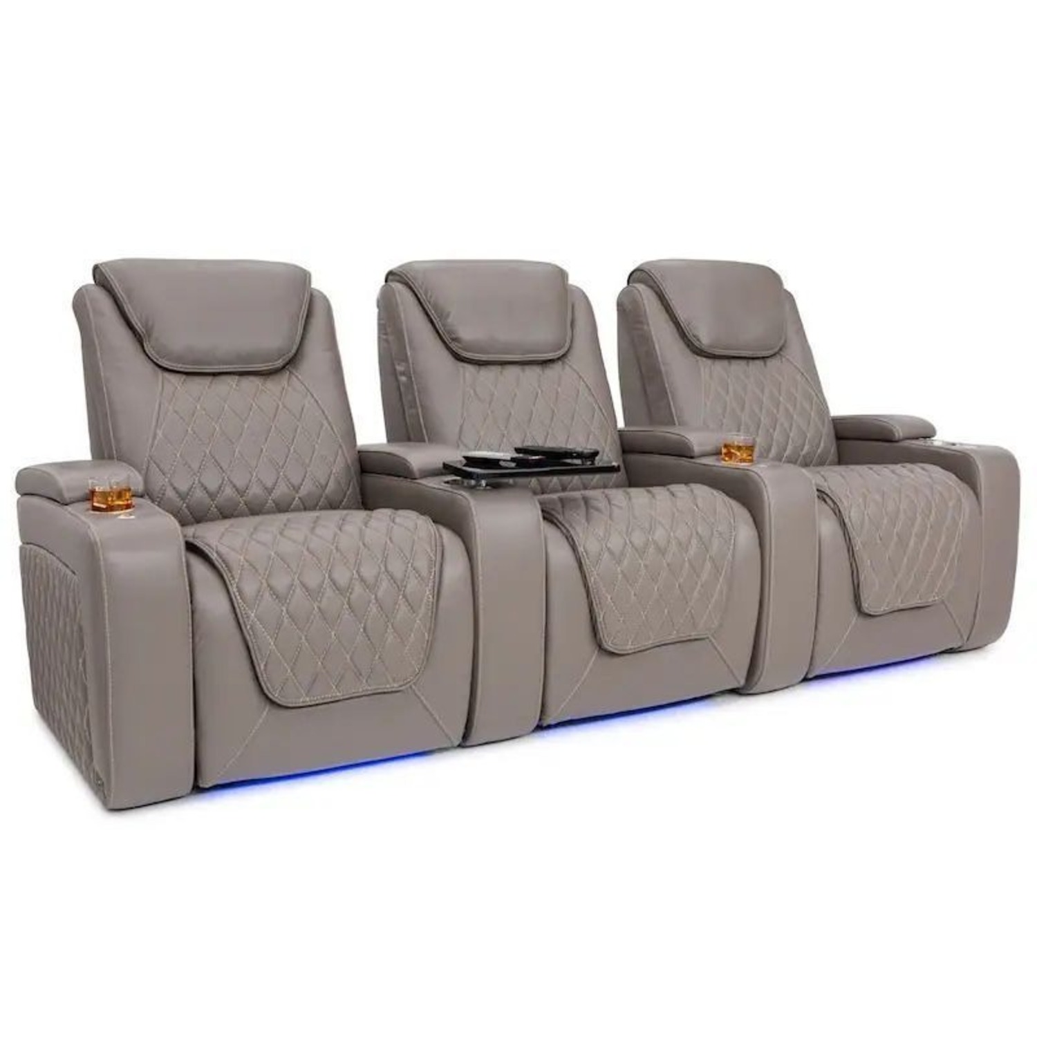 Seatcraft Muse 3-Seat Power Reclining Home Theater Sofa - image-1