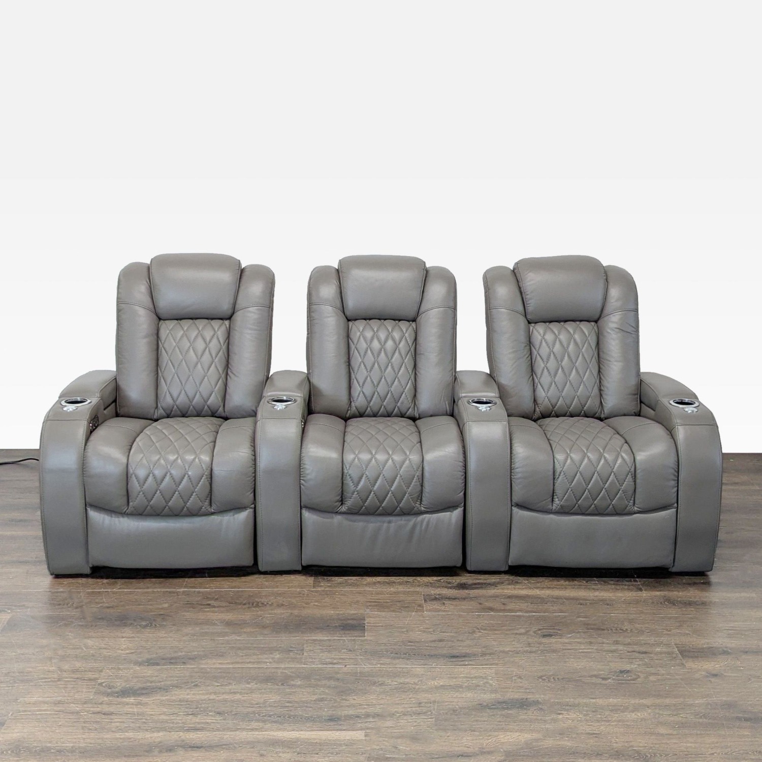 Seatcraft Muse 3-Seat Power Reclining Home Theater Sofa - image-3
