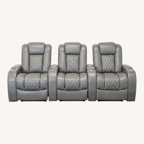 Used Seatcraft Muse 3-Seat Power Reclining Home Theater Sofa for sale on AptDeco
