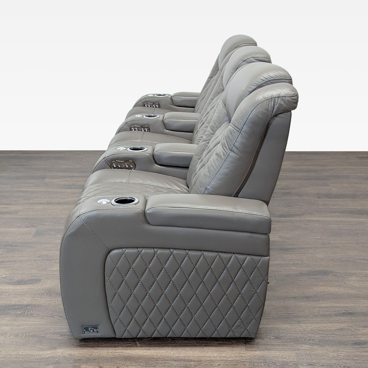Seatcraft Muse 3-Seat Power Reclining Home Theater Sofa - image-7