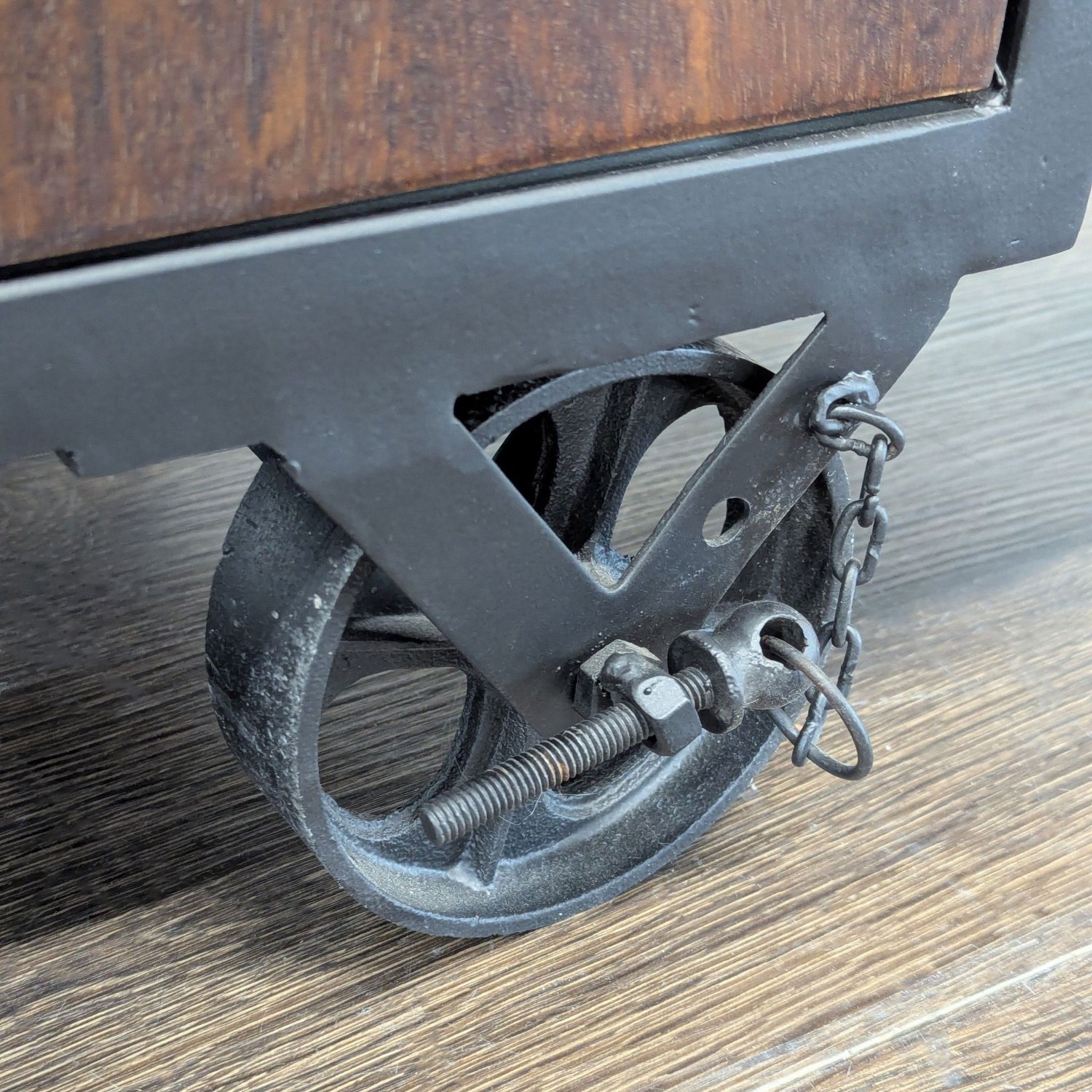 17 Stories Zamora Two Door Wine Bar Cart - image-11