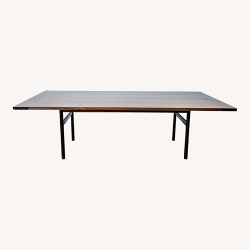 Used Vintage Rosewood Dining Table with Wood Base for sale on AptDeco