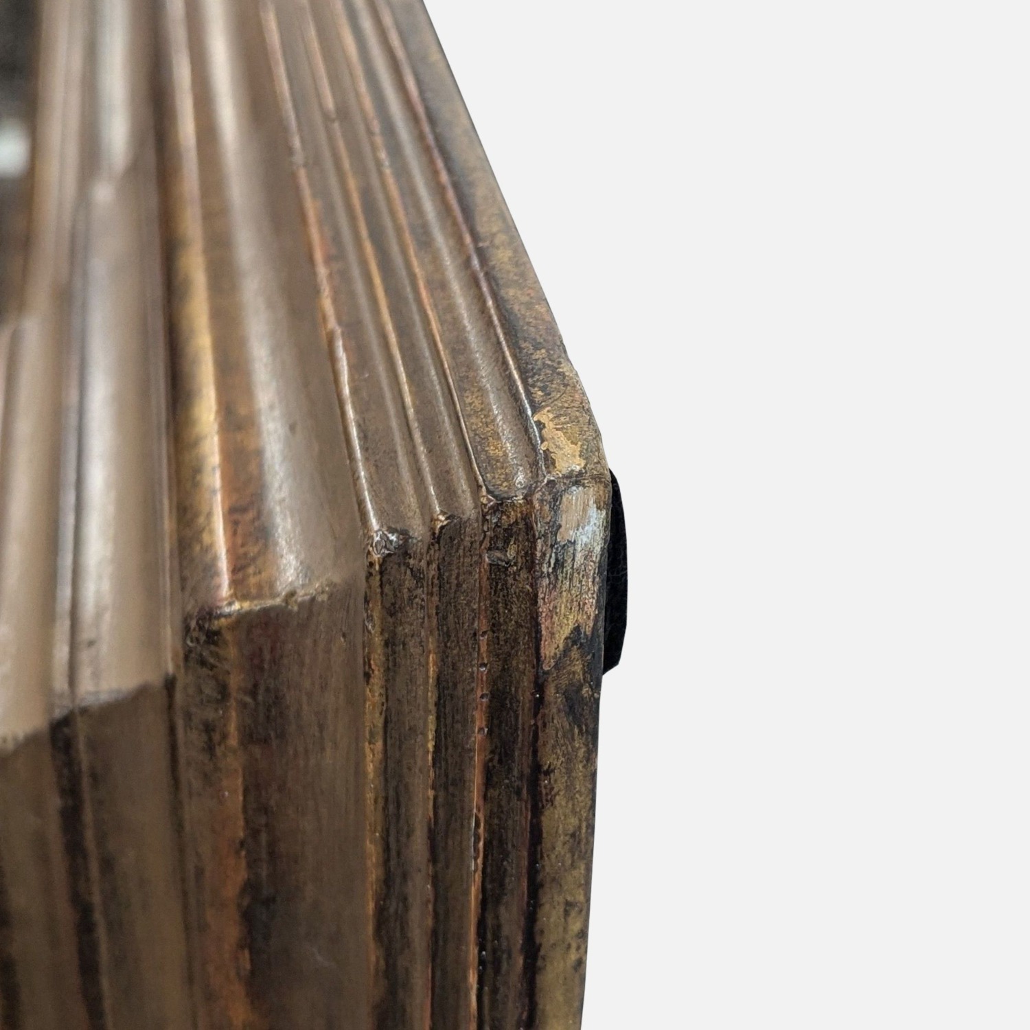 Antique Mirror in Wood Carved Frame	 - image-4