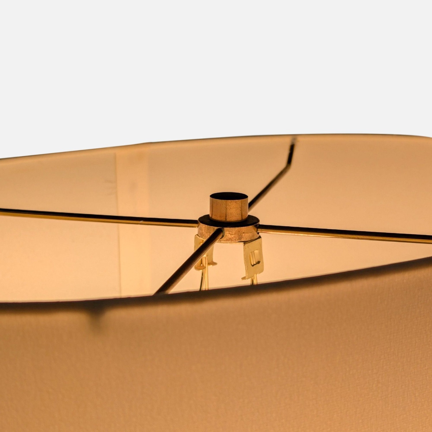 Modern Table Lamp with White Shade	 - image-4