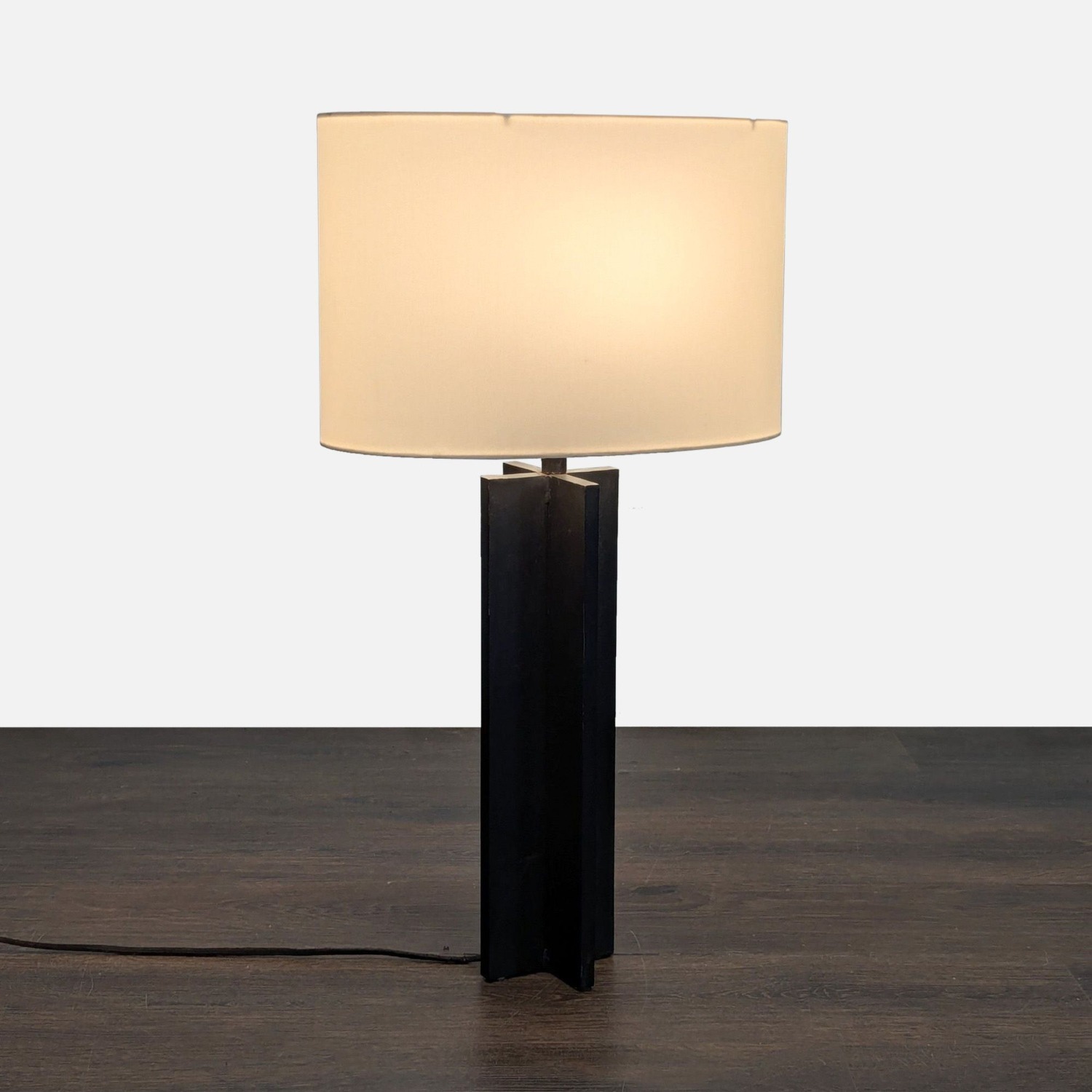 Modern Table Lamp with White Shade	 - image-5