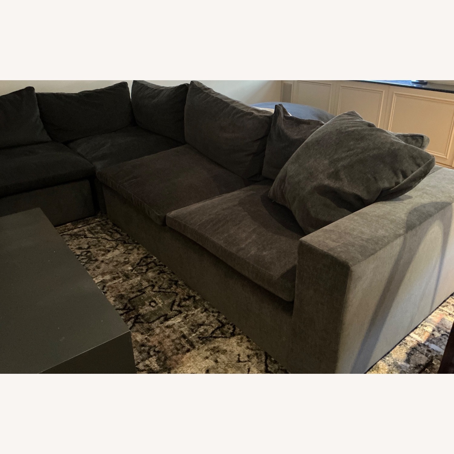 West Elm Harmony Sectional in Slate - image-3