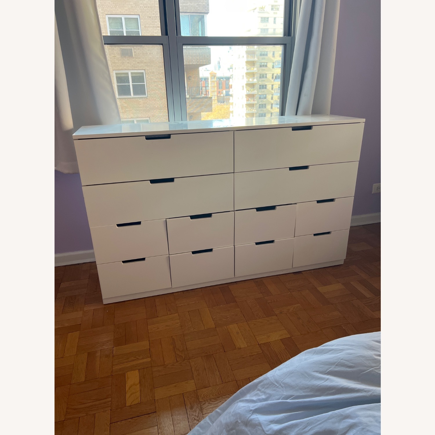 IKEA NORDLI White Dresser - image-1