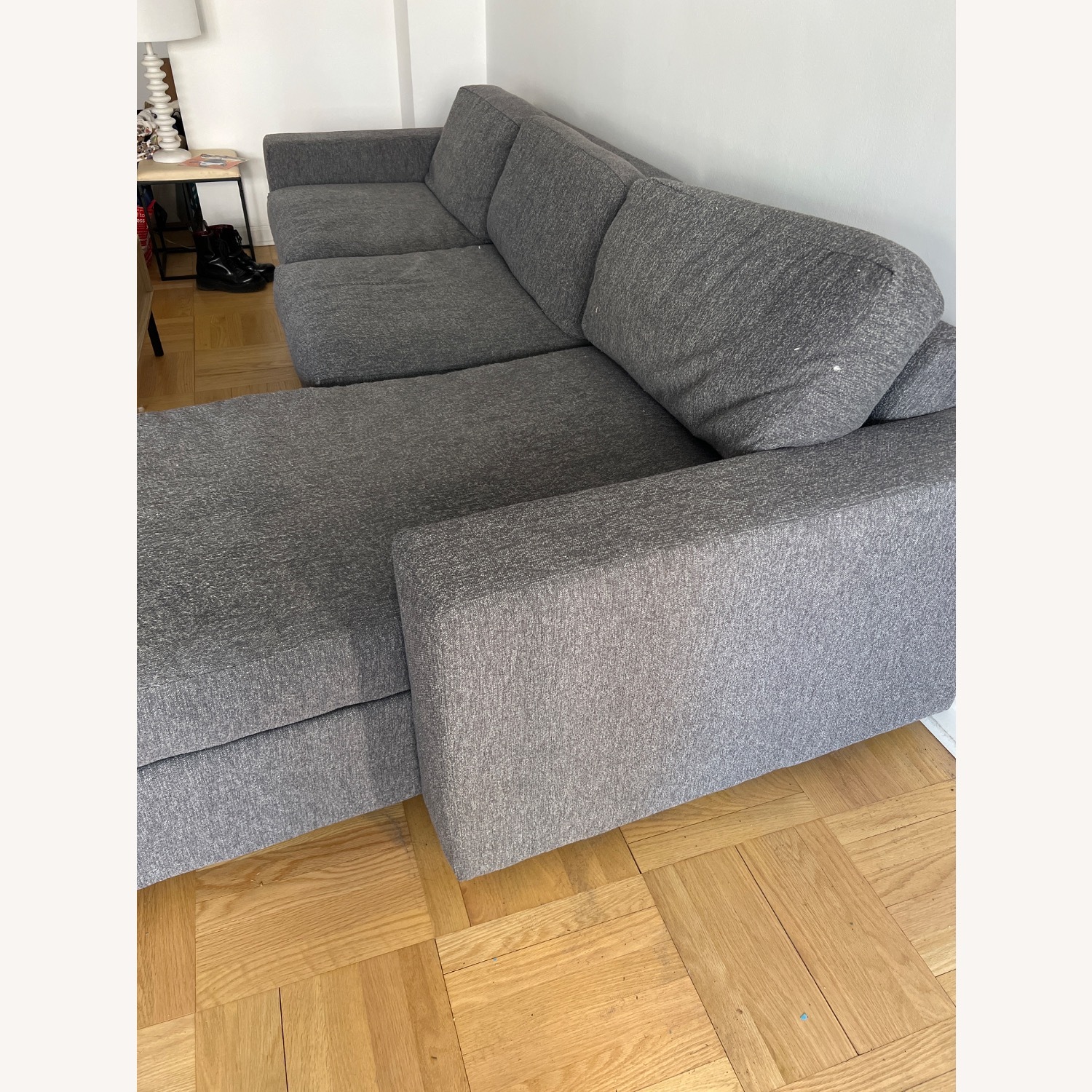 Dark Gray Sleeper Sofa - image-3