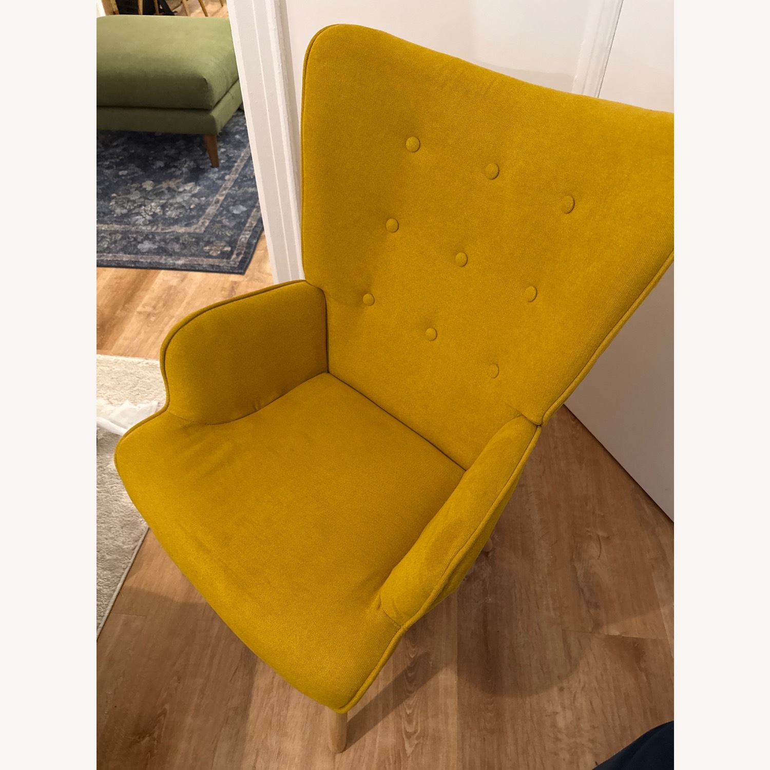 Golden Yellow Arm Chair - image-4