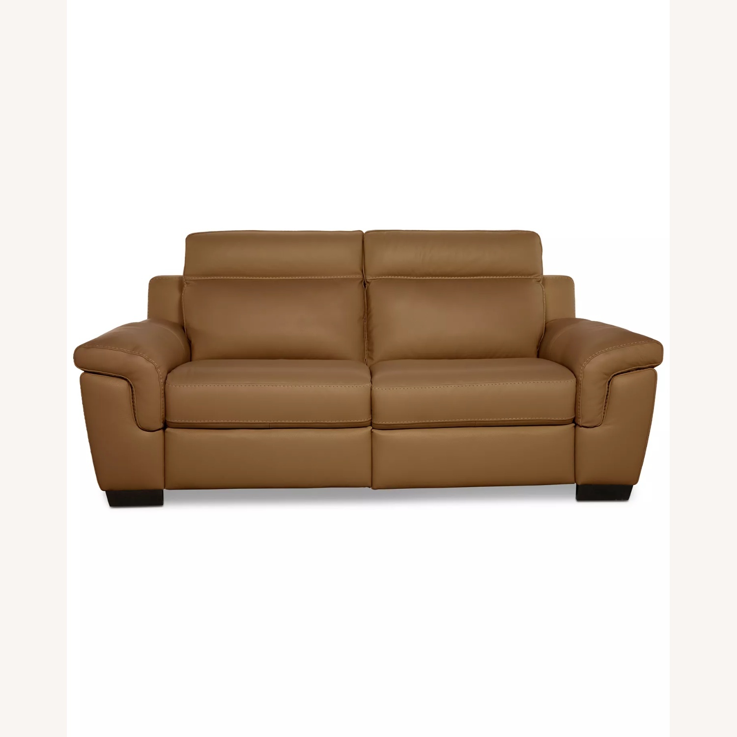 Macy's Julius II Dark Brown Leather 2 Piece Sectional - image-7