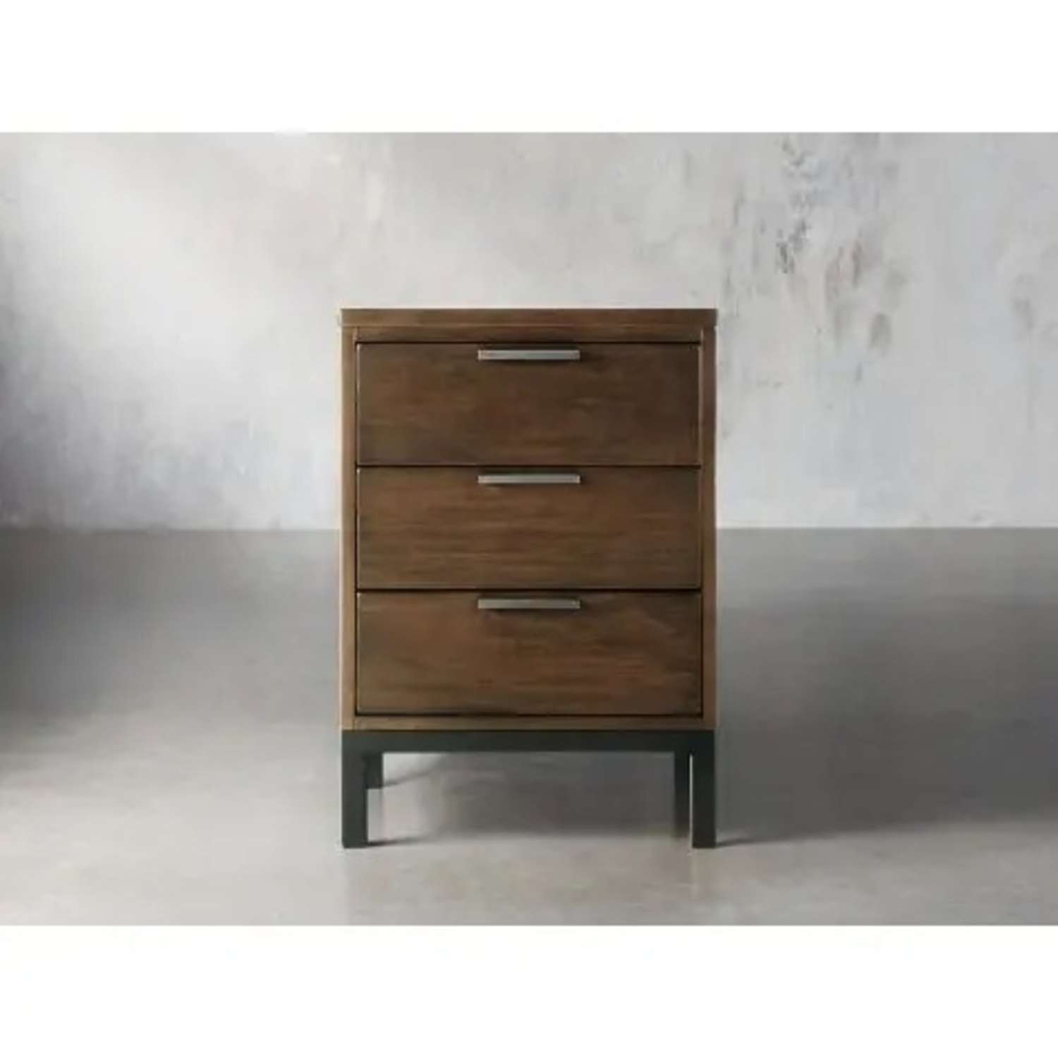 Arhaus Palmer Matching Nightstands (Gray/Brown) - image-4