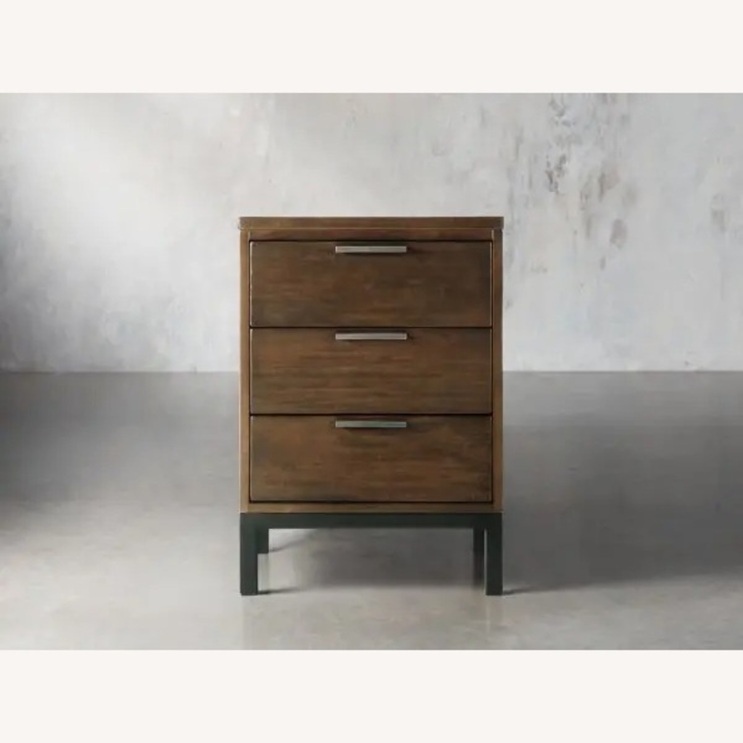 Arhaus Palmer Matching Nightstands (Gray/Brown) - image-3