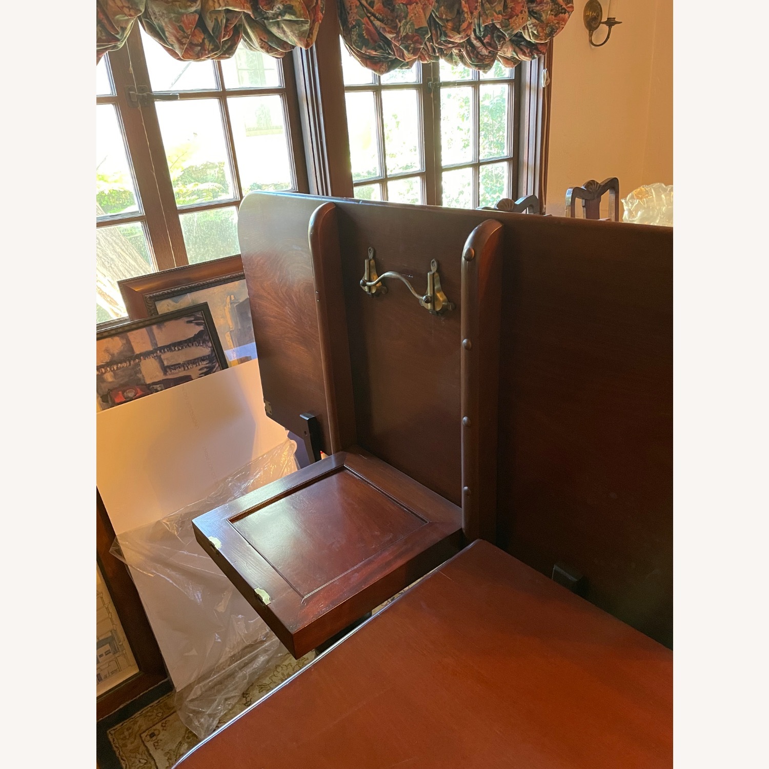 Vintage/Antique Dark Brown Dining Chairs - image-3