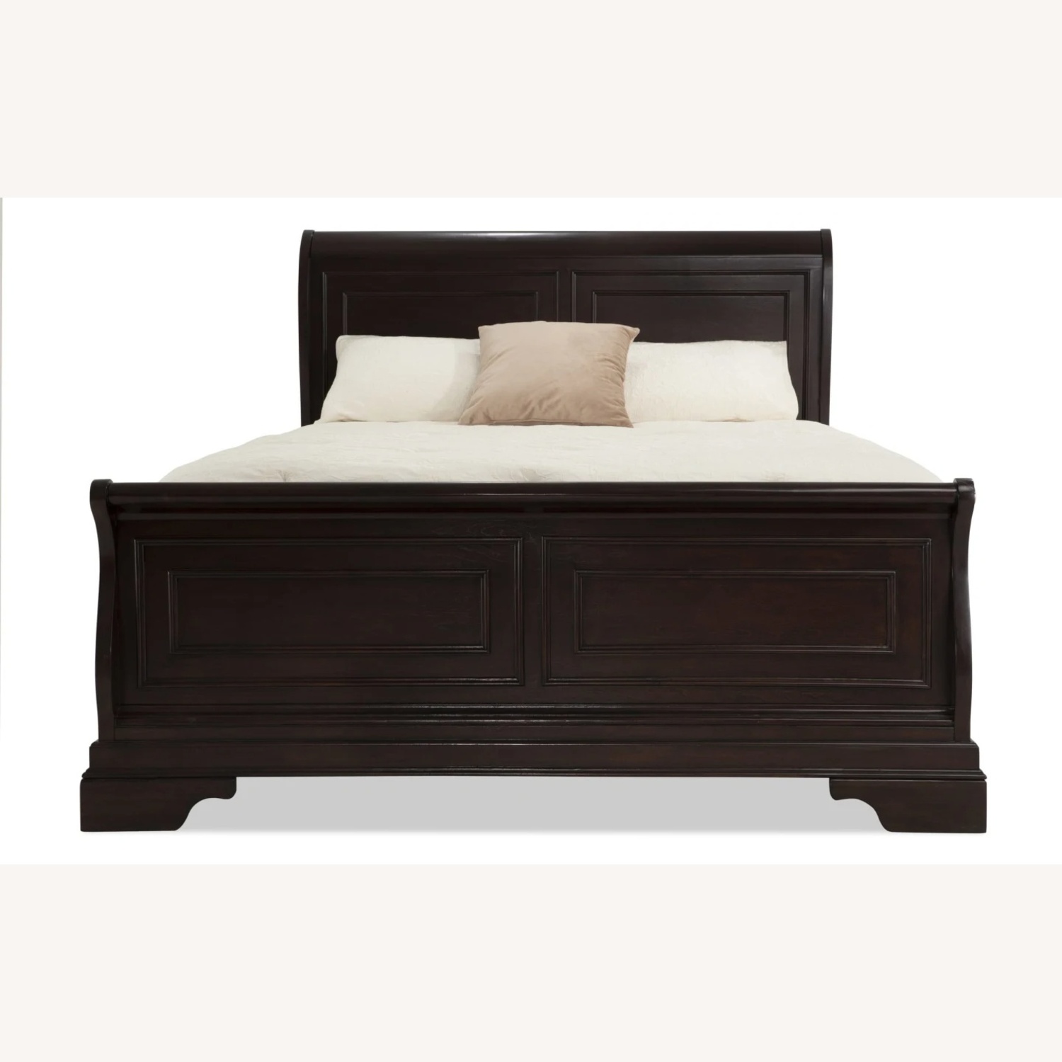 Bob's Discount Furniture Dark Cherry Queen Bed - image-8