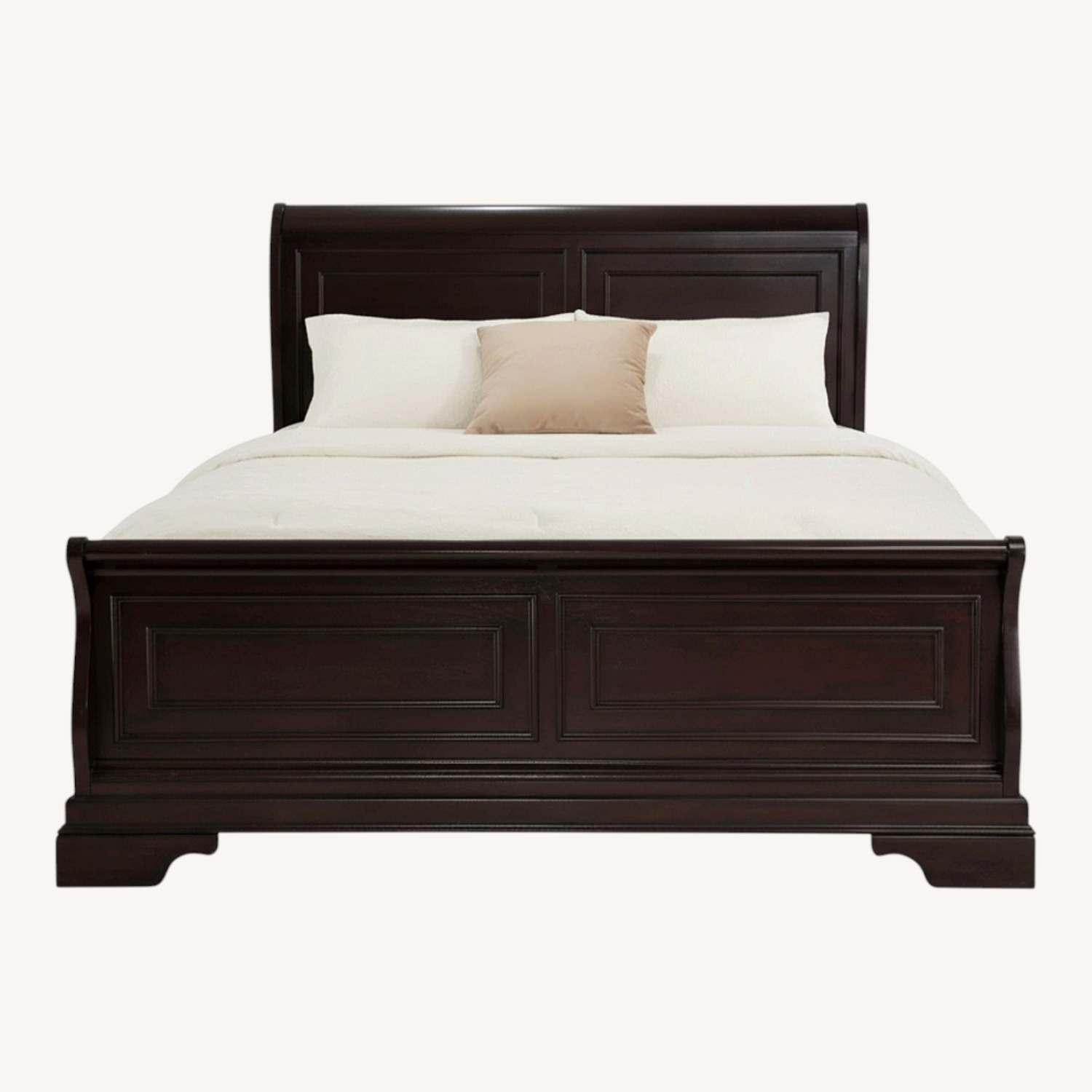 Bob's Discount Furniture Dark Cherry Queen Bed - image-0