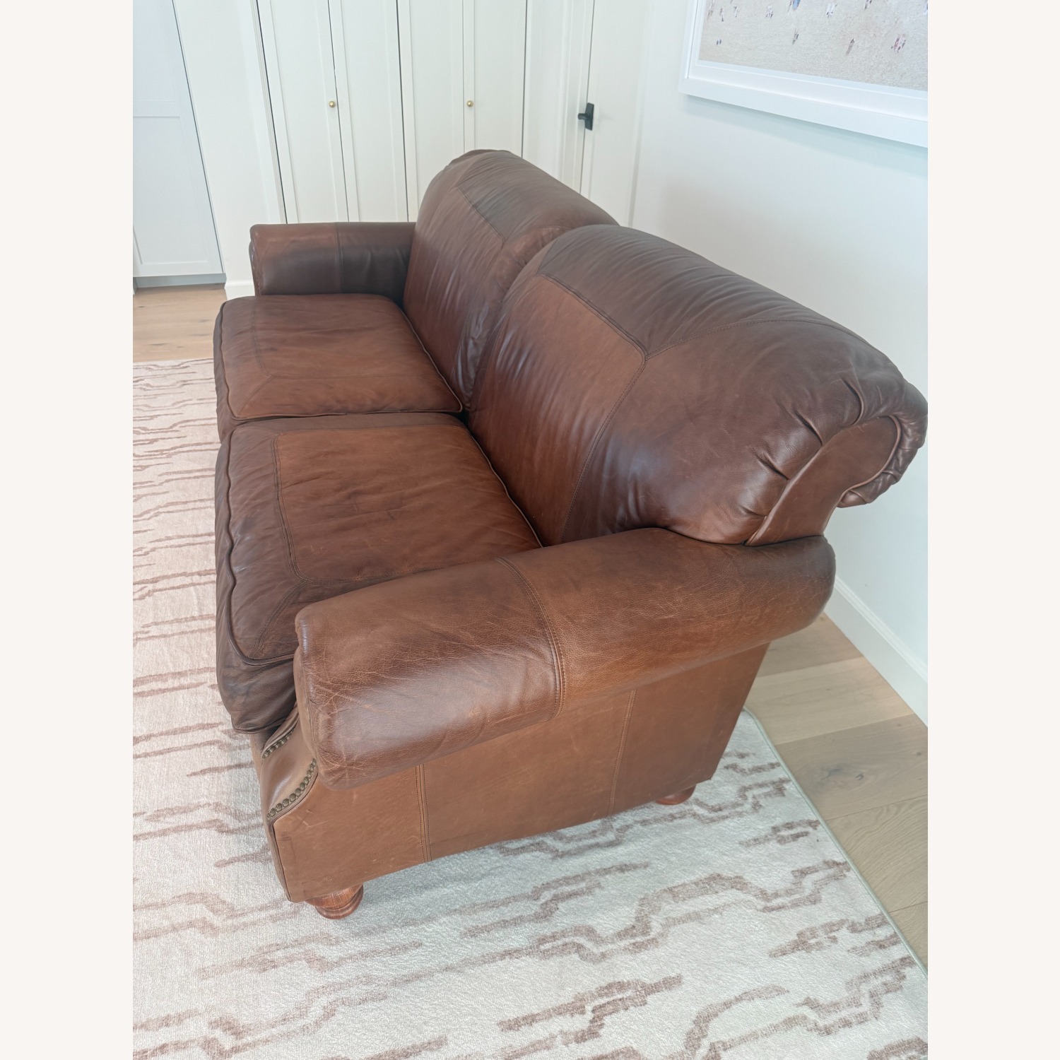 La-Z-Boy American Home Dark Brown Leather 2 Seater Sofa - image-3