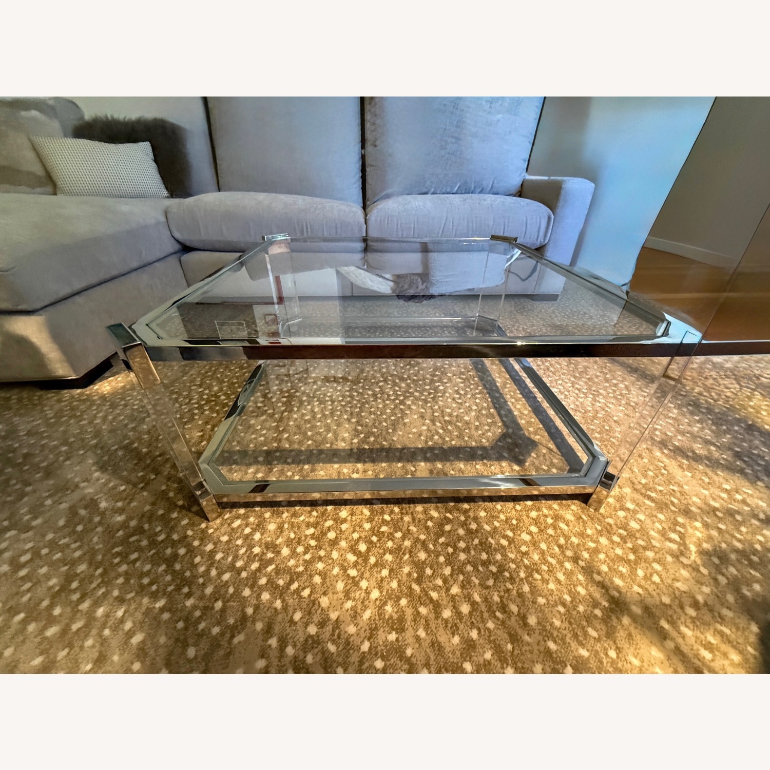 Mitchell Gold + Bob William Glass Coffee Table - image-5