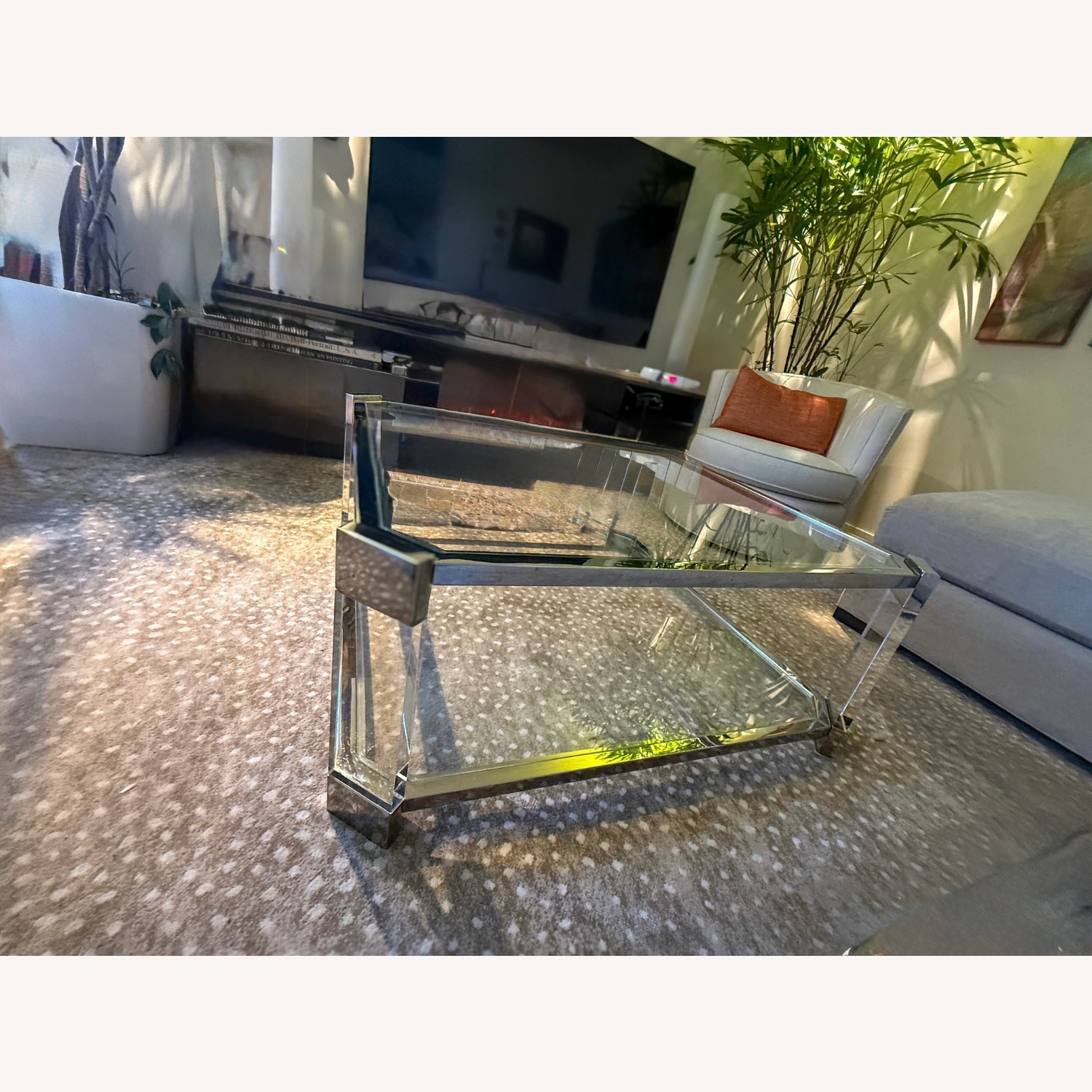 Mitchell Gold + Bob William Glass Coffee Table - image-3