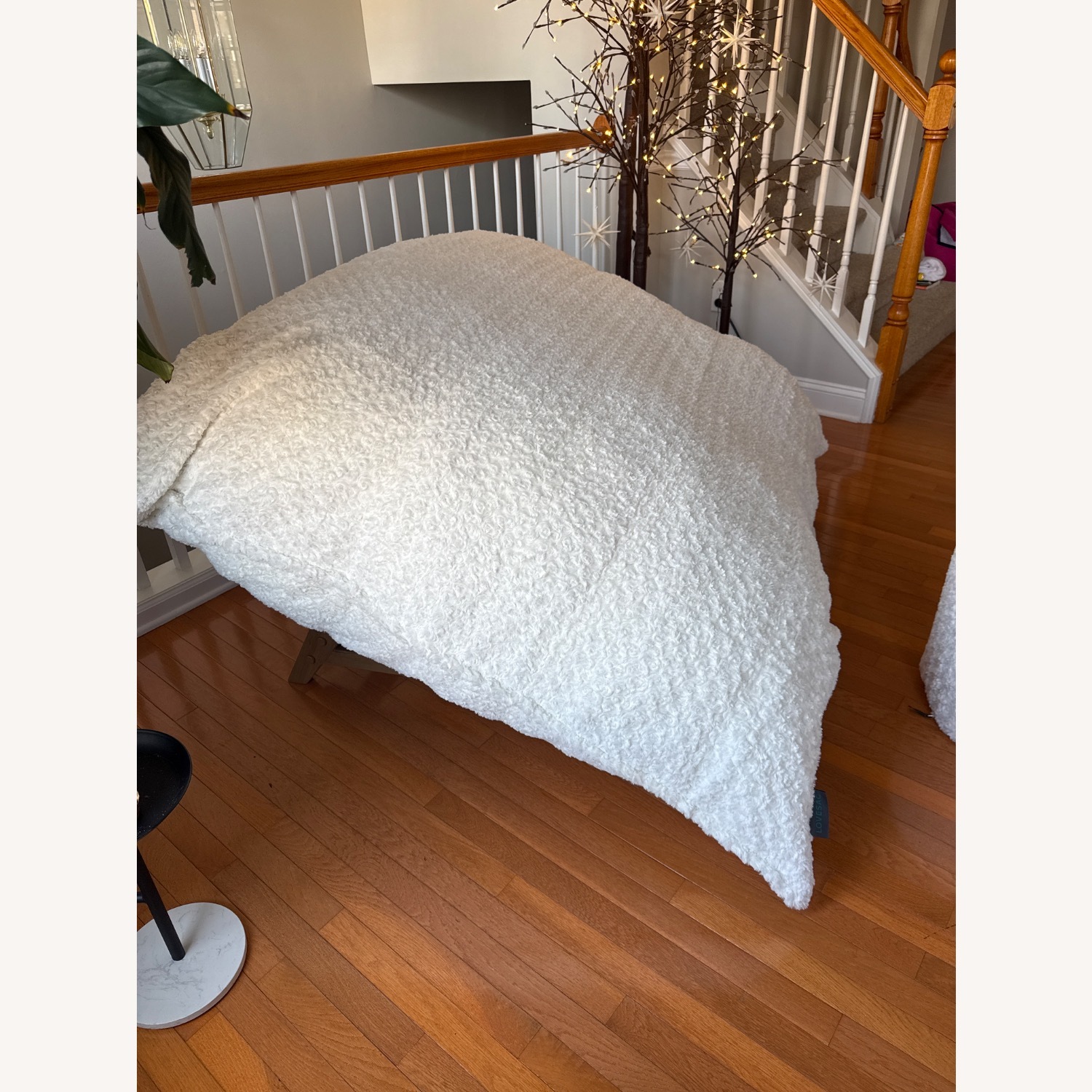 Lovesac Pillow Sac Chair and Ottoman - image-2